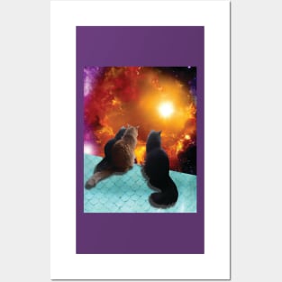 space cats Posters and Art